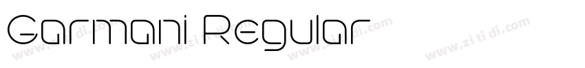 Garmani Regular字体转换 Garmani Regular字体转换